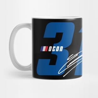 Esteban Ocon 31 Signature Number Mug